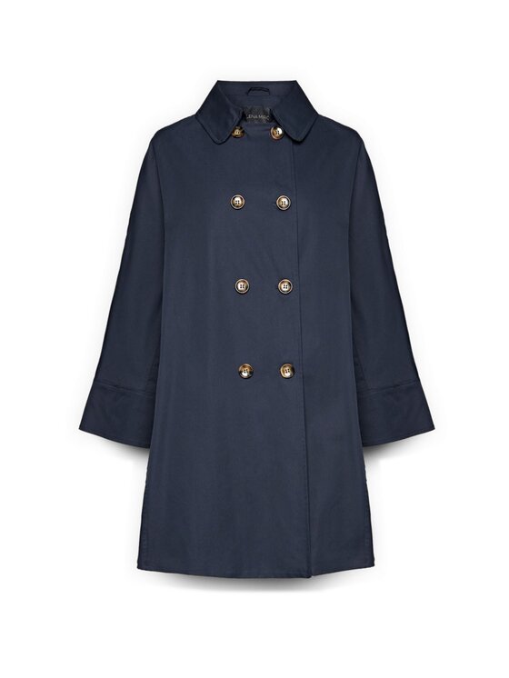 Elena Mirò Elena Mirò Cappotto invernale F239P000182N034 Blu A-Line Fit