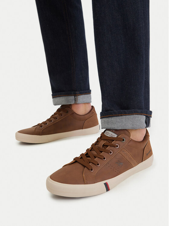 Beverly Hills Polo Club Beverly Hills Polo Club Sneakersy CWBEO-V5-MASON Brązowy