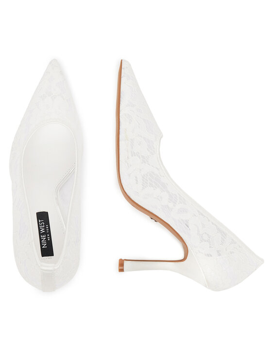 Nine West Nine West Pantofi cu toc subțire S3S96688 Alb