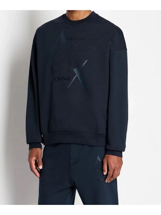 Armani Exchange Armani Exchange Mikina 6RZMAM ZJ9KZ 1510 Čierna Regular Fit