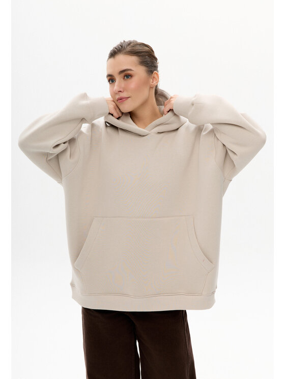 Mirons Mirons Bluza soft Beżowy Oversize