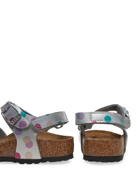 Birkenstock Birkenstock Sandały Rio As Kids 1029527 S Srebrny