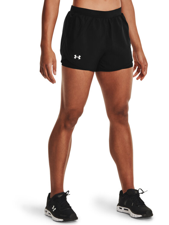 Under Armour Športne kratke hlače Ua Fly By 2.0 2-in-1 1356200 Črna Slim Fit