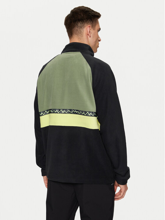 Quiksilver Quiksilver Флісовий реглан Champagne Powder EQYFT04978 Чорний Regular Fit
