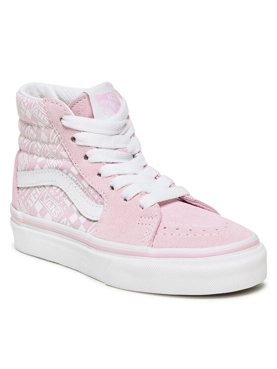 vans rose shoes high top