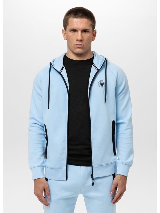 PITBULL PITBULL Bluza DOGWOOD Błękitny Regular Fit