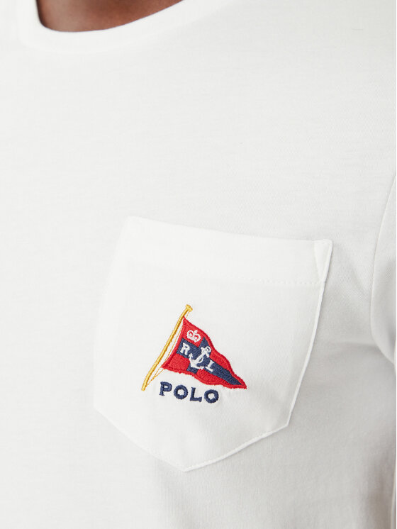 Polo Ralph Lauren Polo Ralph Lauren T-krekls 710B21952001 Balts Regular Fit
