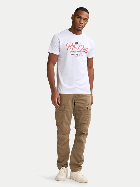 Petrol Industries Petrol Industries T-Shirt M-1050-TSR600 Λευκό Regular Fit