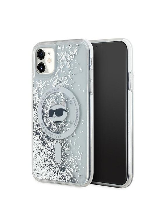 Etui na telefon KARL LAGERFELD, Przezroczysty, Apple iPhone 11