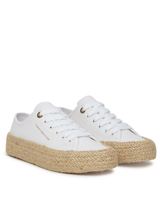 Tommy Hilfiger Tommy Hilfiger Espadryle T3A9-33732-0890100 Biały
