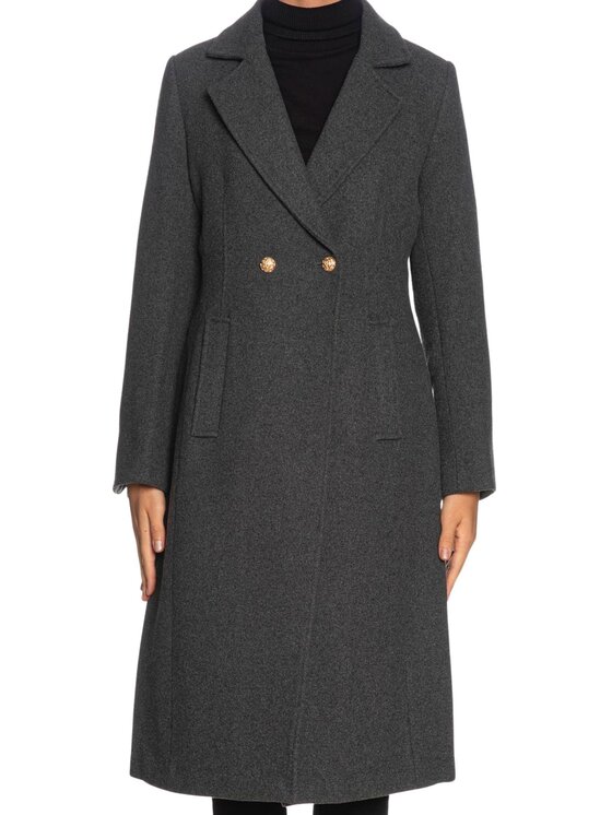 Yes Zee Yes Zee Cappotto Cappotto donna Grigio Classic Fit