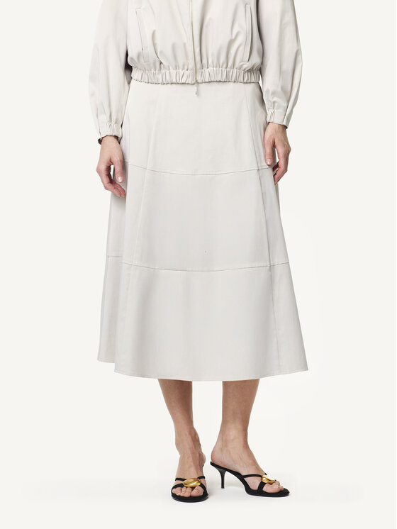 KMX KMX Spódnica midi 115790001 Beżowy Flare Fit