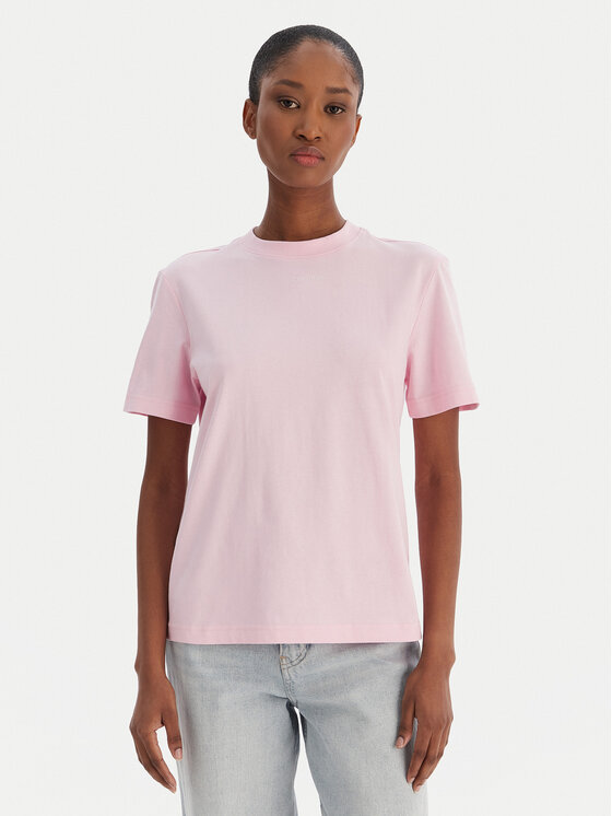 Calvin Klein Calvin Klein Tricou 20s Classic Logo LV147C857G Roz Regular Fit