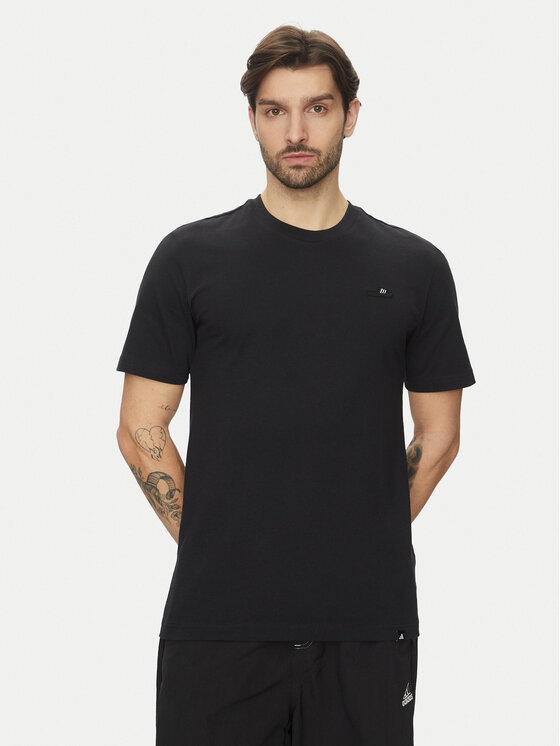 adidas adidas Тишърт Lounge Slide Graphic JJ4003 Черен Regular Fit