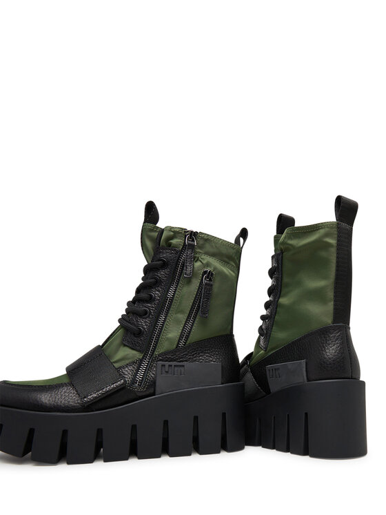 United Nude United Nude Šnurovacia obuv Grip Combat Lo 10961904165 Kaki
