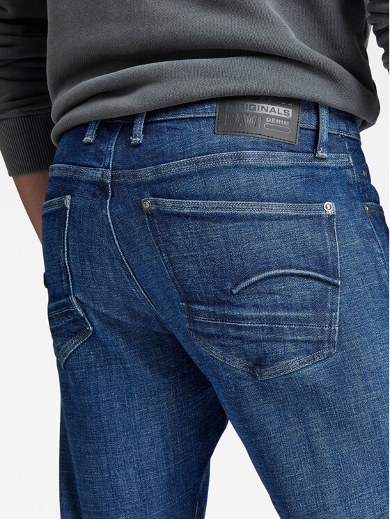 G-Star Raw G-Star Raw Jeansy Revend D20071-D441 Modrá Skinny Fit