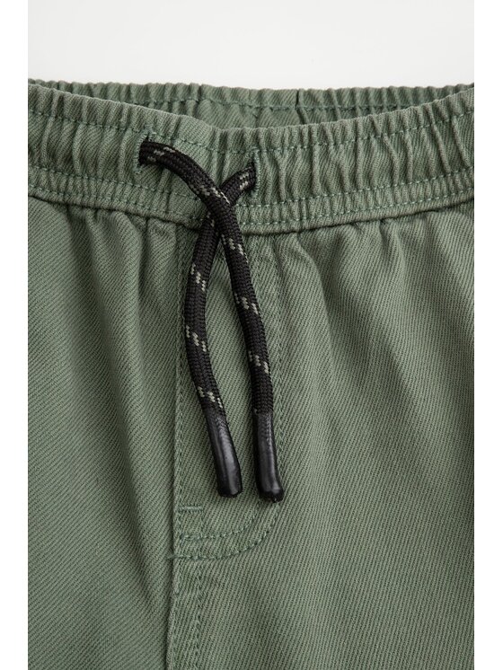 Coccodrillo Coccodrillo Kalhoty z materiálu ZC6119101RBK-027 Khaki Regular Fit
