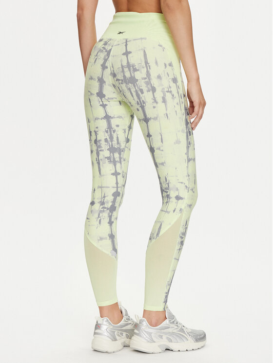Reebok Reebok Colanți Lux Perform 100037391 Verde Slim Fit