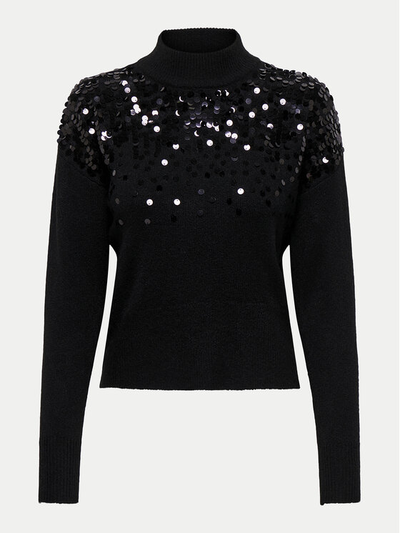 ONLY ONLY Pullover Alba 15332081 Schwarz Regular Fit