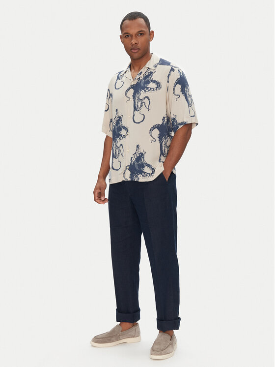 BOSS BOSS Риза Lapisy_M 50538280 Бежов Relaxed Fit