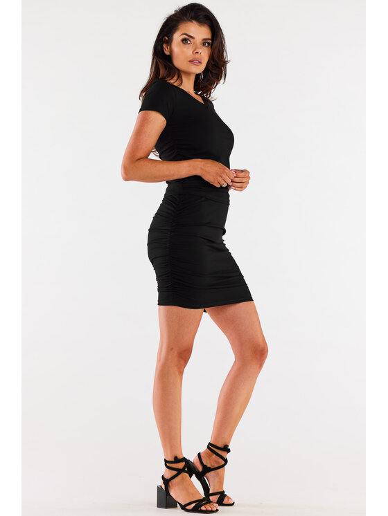 Infinite You Infinite You Spódnica M311 Czarny Basic Fit