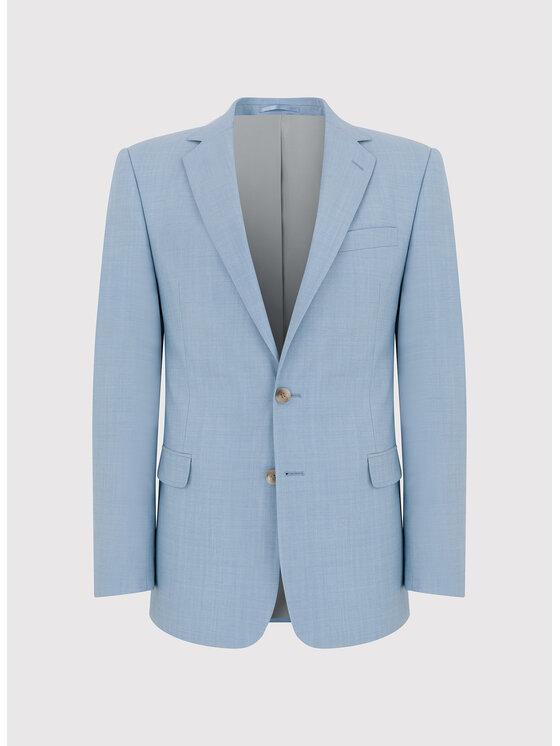 Pako Lorente Pako Lorente Marynarka P24SP-3G-011 Błękitny Slim Fit