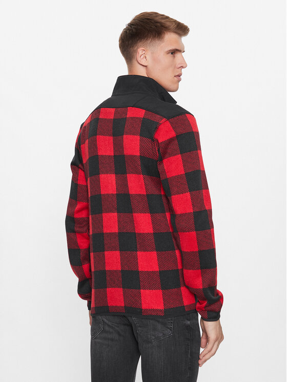 Columbia Columbia Felpa di pile Sweater Weather™ II Printed Half Zip Rosso Regular Fit