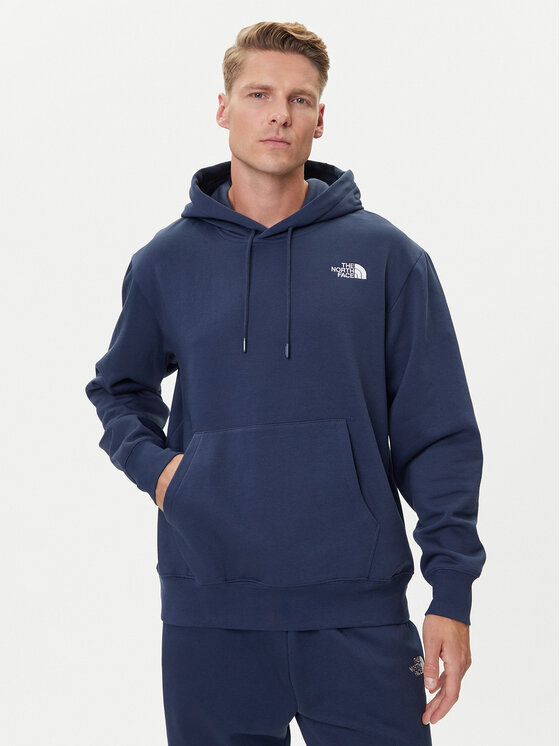 The North Face The North Face Mikina Essential NF0A89ES Tmavomodrá Regular Fit