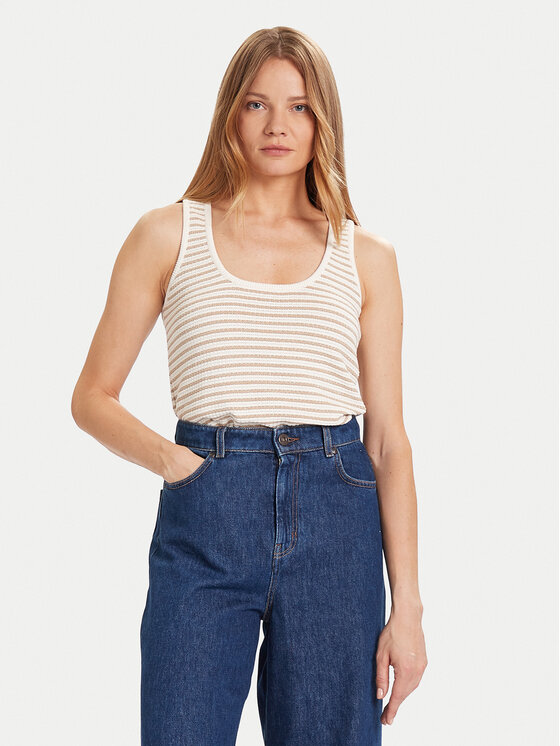 Morgan Morgan Top 252-MCAMI Bej deschis Regular Fit