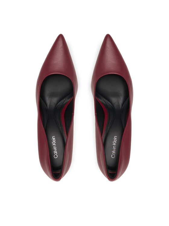 Calvin Klein Calvin Klein Pantofi cu toc subțire Ess Stiletto 90 HW0HW02608 Vișiniu