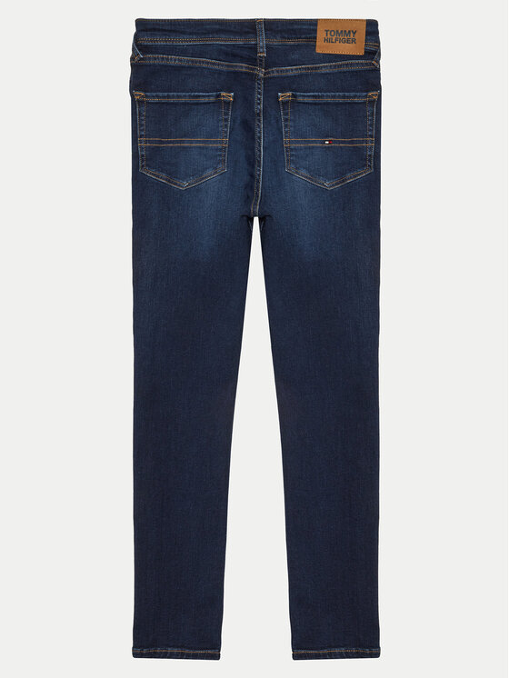 Tommy Hilfiger Tommy Hilfiger Jeansy KB0KB08752 S Granatowy Regular Fit