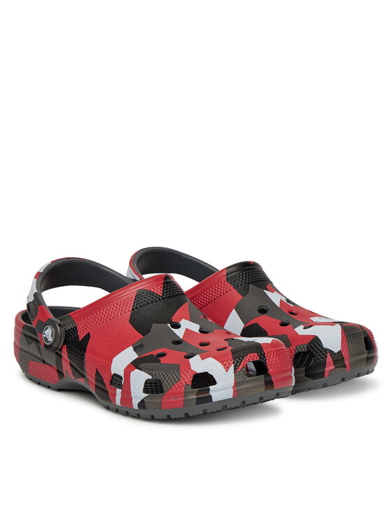 Crocs Crocs Klapki Geo Camo Clog 211009 Kolorowy