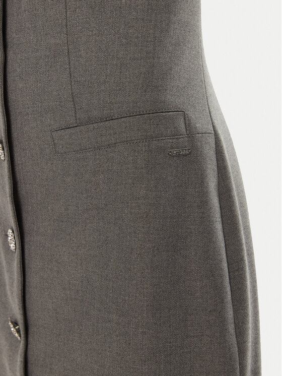 Guess Guess Φόρεμα κοκτέιλ Doris W4BK11 WGIF2 Γκρι Slim Fit