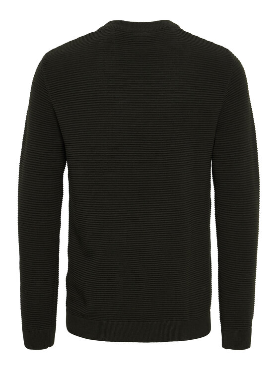 Solid Solid Maglione 21106094 Nero Regular Fit