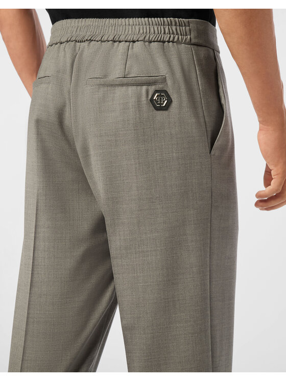 PHILIPP PLEIN PHILIPP PLEIN Jogger nohavice 26123 Béžová Jogger Fit