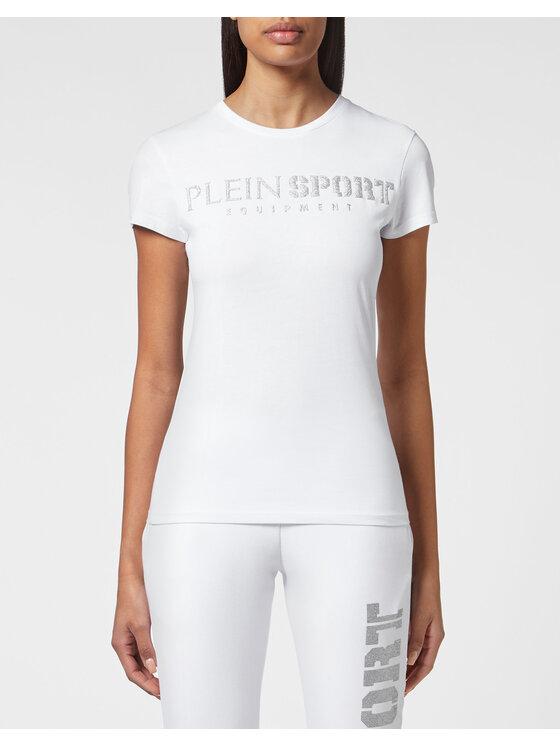 Plein Sport Plein Sport T-Shirt 987 Biały Regular Fit