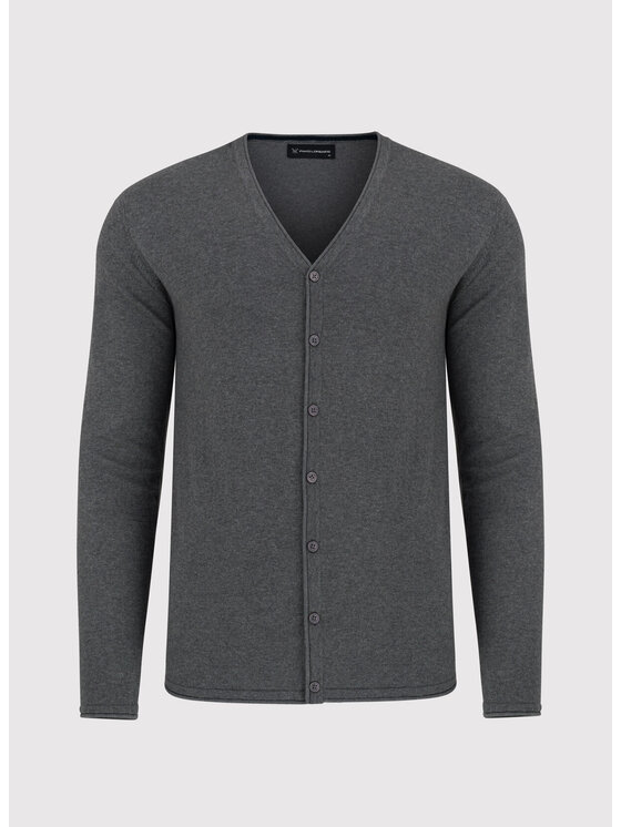 Pako Lorente Pako Lorente Sweter P24SF-2X-004 Szary Classic Fit