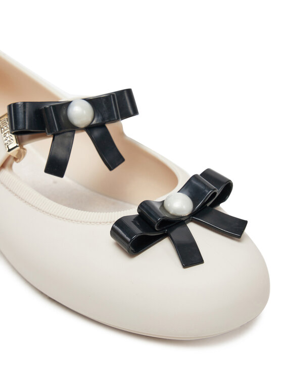 Melissa Melissa Balerinke Melissa Soft Ballerina Bow Ad M 35971 Écru