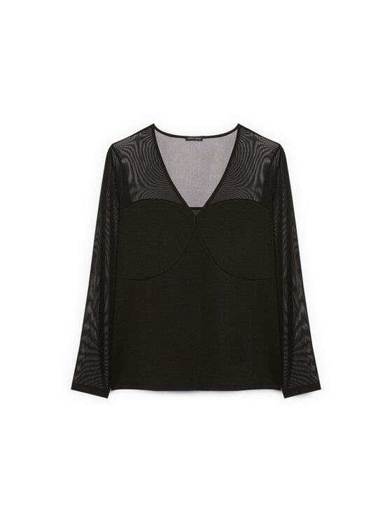 Fiorella Rubino Fiorella Rubino T-shirt G00TL009625N033 Nero Regular Fit
