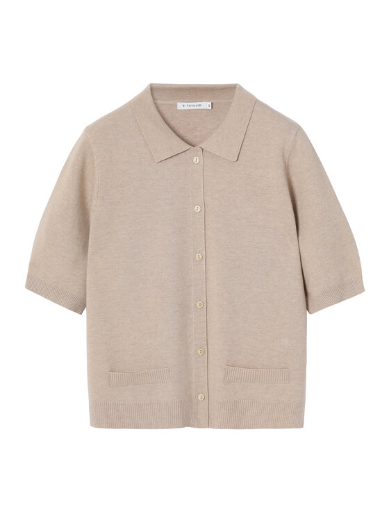 TATUUM TATUUM Sweter MANTARE Beżowy Classic Fit