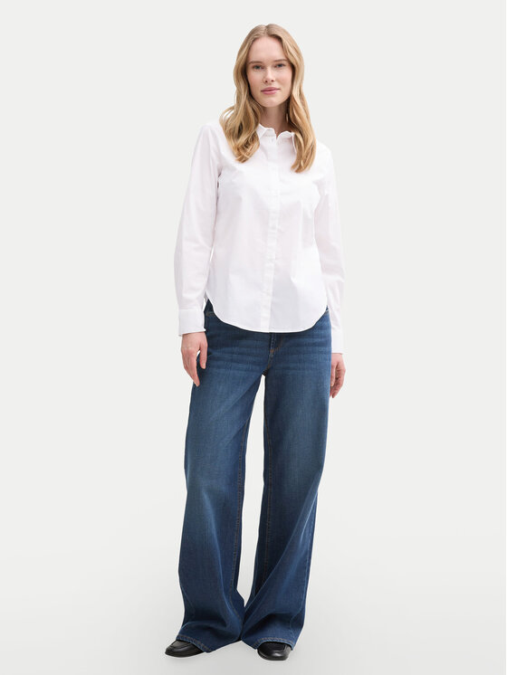 Tom Tailor Tom Tailor Koszula 1045243 Biały Regular Fit