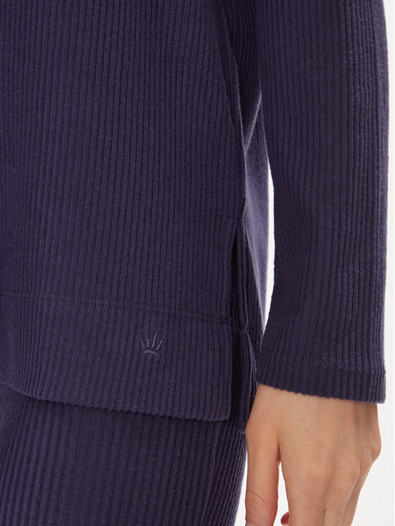 Triumph Triumph Bluză Thermal MyWear Sweater 10216560 Bleumarin Regular Fit