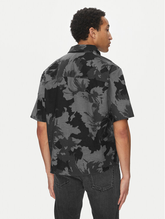 Only & Sons Only & Sons Košeľa Caiden 22032123 Sivá Relaxed Fit