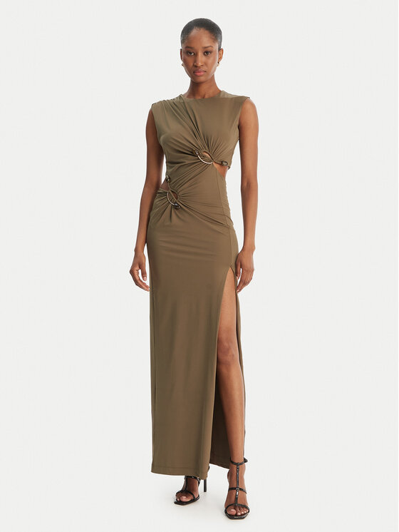 Bardot Bardot Večerna obleka Felix 60289DB Zelena Slim Fit