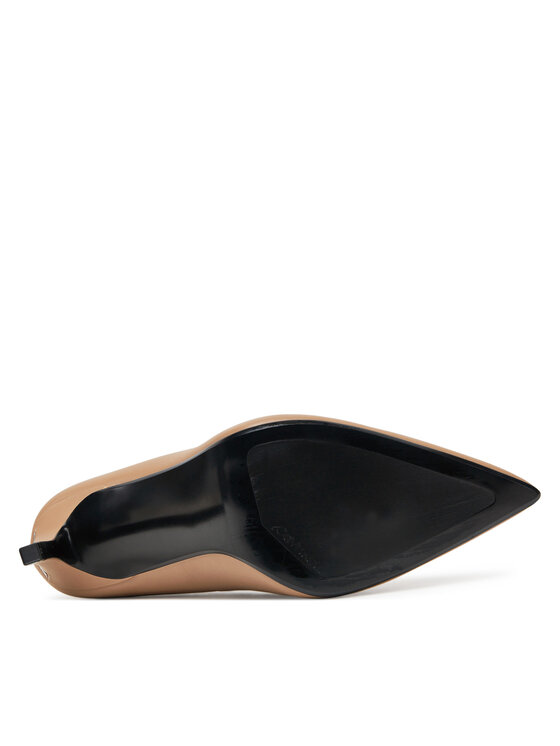 Calvin Klein Calvin Klein Čevlji z visoko peto Heel Pump 90 - Lth HW0HW02336 Rjava