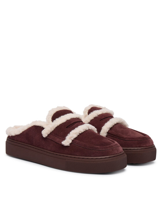 Inuikii Inuikii Шльопанці Mule Wool 1004.017.0011 Темно-коричневий