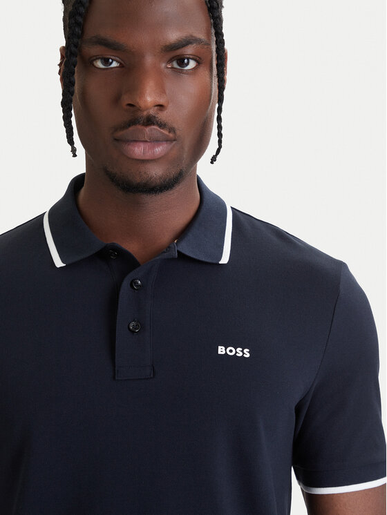 BOSS BOSS Поло Parlay 190 50494697 Cиній Regular Fit