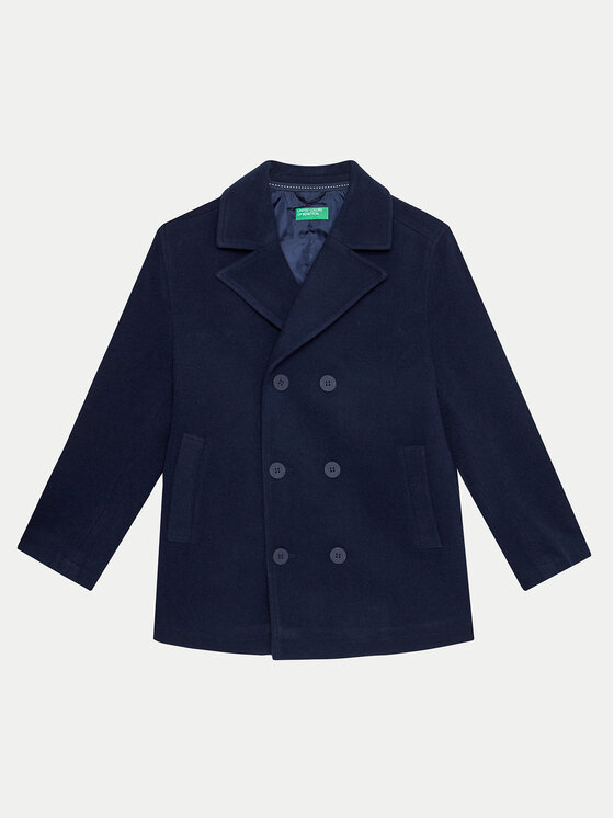 United Colors Of Benetton United Colors Of Benetton Wintermantel 20PYCN056 Dunkelblau Regular Fit