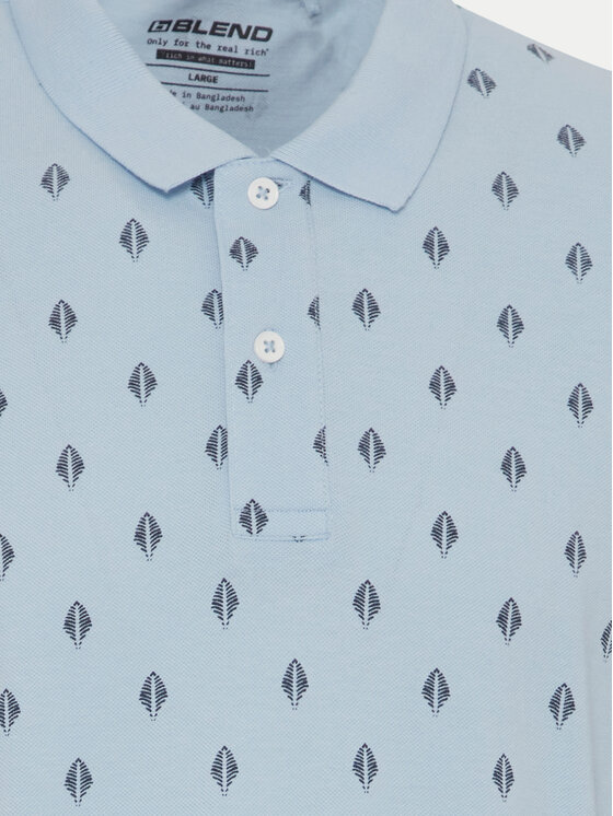 Blend Blend Polo 20716475 Svijetloplava Regular Fit