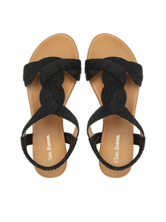 Clara Barson Clara Barson Sandalen WS120703-01 Schwarz